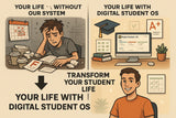 Digital Student OS + Course Prep Kit Bundle - Complete Notion Templates for Academic Success