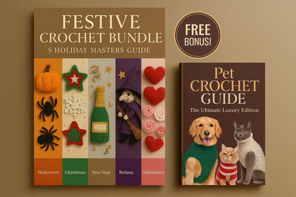 Complete Holiday Crochet Course | Patterns & Video Tutorials | Festive Crochet Mastery Bundle